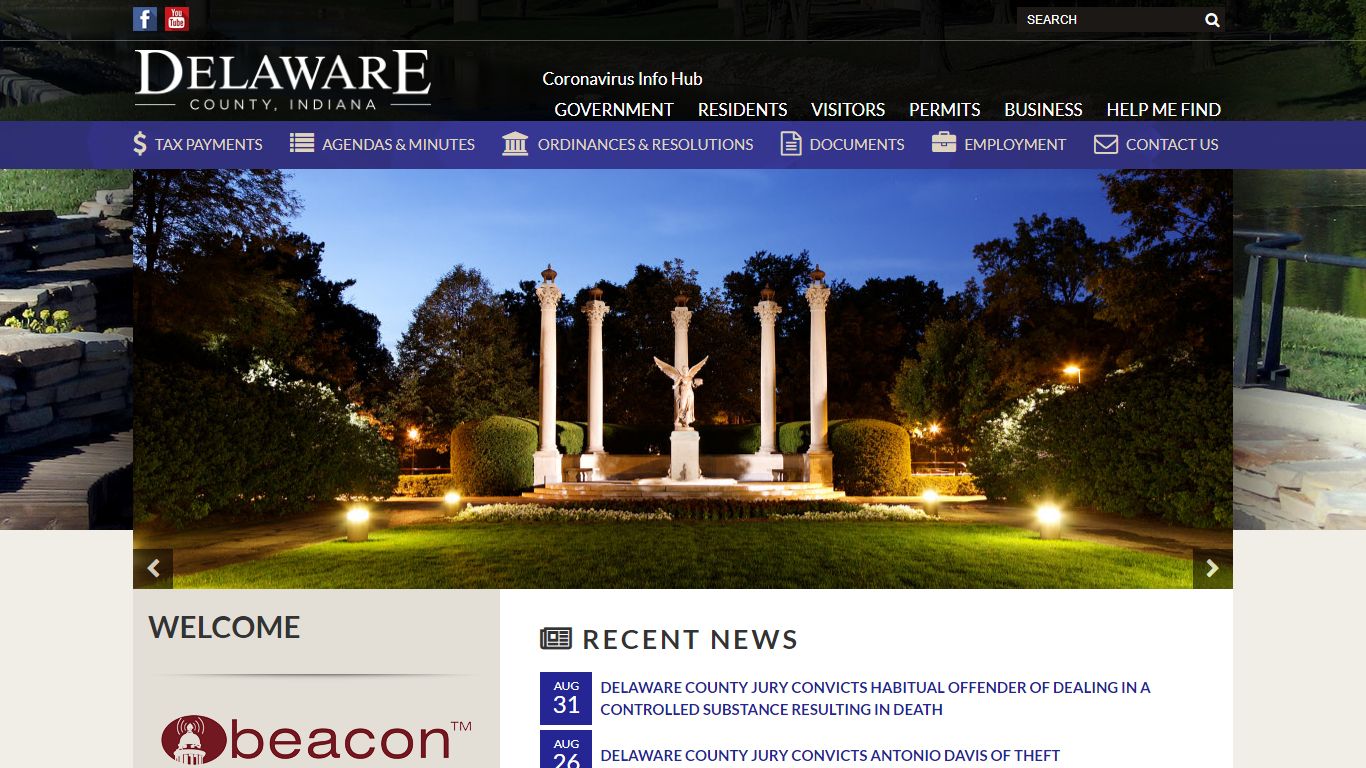 Delaware County, IN / Services Index / DoxPop - Search Court Records